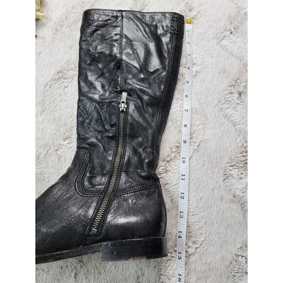 Frye Anna Inside Zip Supple Genuine Leather Worn In Look Boots Size 6.5 - Picture 13 of 13